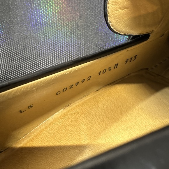 Cole Haan Collection Shoes Men's Size 10.5M Black Loafers C02992 Made In Italy - Picture 11 of 12